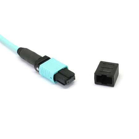 MPO to MPO Female 12 Fibers OM3 LSZH Multimode Trunk Cable - variable