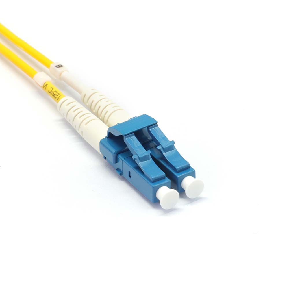 LC to SC Singlemode OS2 Duplex 9/125 LSZH Fiber Optic Patch Cable - variable