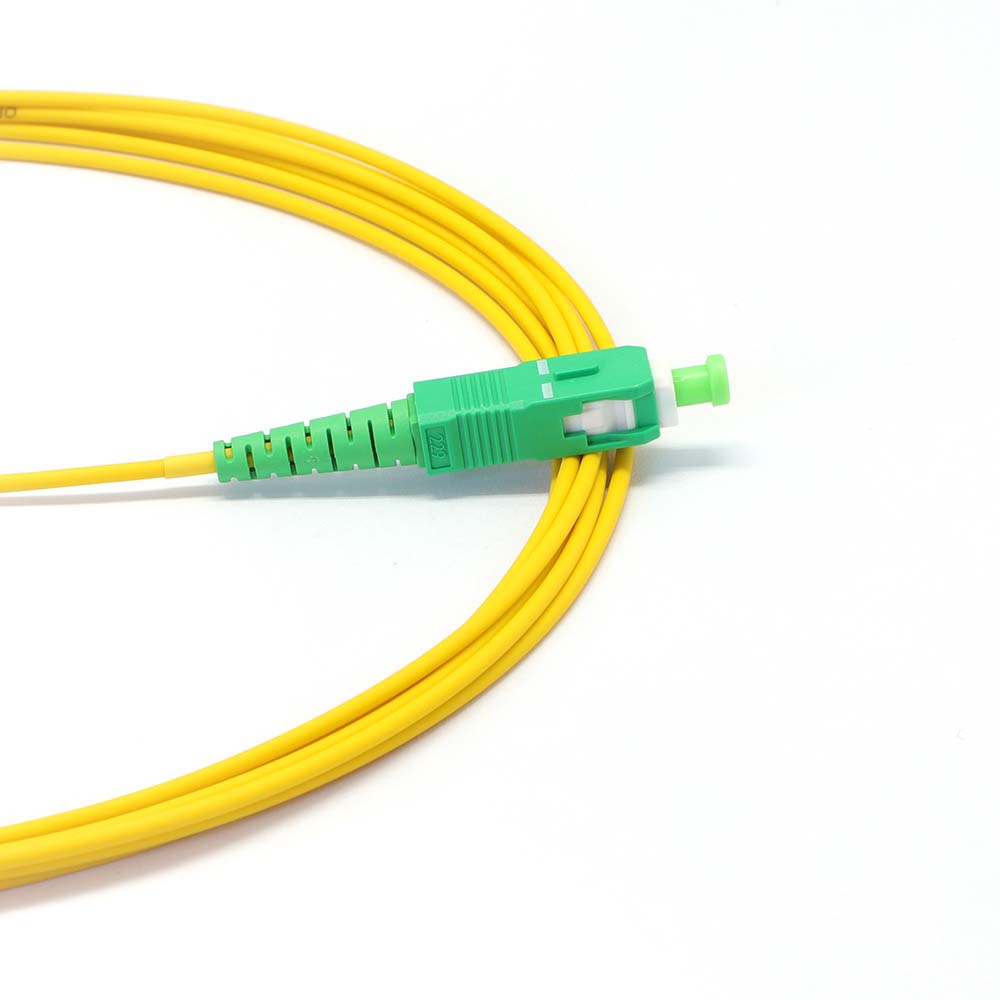 LC to SC Singlemode OS2 Simplex 9/125 LSZH Fiber Optic Patch Cable - variable