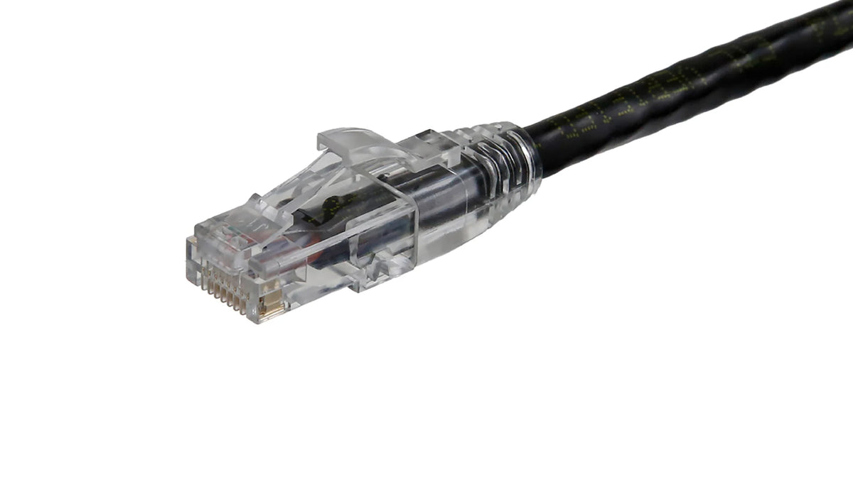 Clear RJ45 connectors CAT6 Cable – Round Snagless UTP - variable