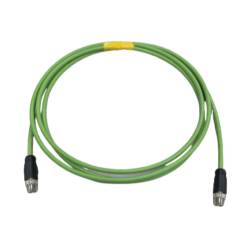 M12 X-Code 8pin Plug Male to M12 X-Code 8pin Plug Male CAT5E PUR Cable 5M (High flex)_ZCables