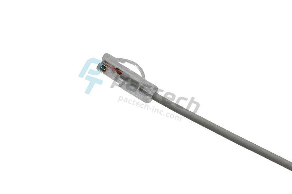 Arch Latch RJ45 connectors CAT6A 28AWG LSZH & Soft PVC Cable – Round U/FTP With Boot