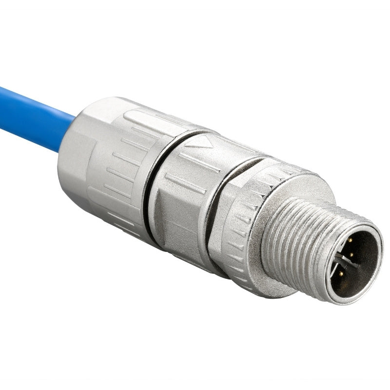 Waterproof M12 X Code Plug 8Pin Male