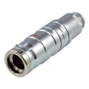 0K Metal Series, 6 Pin, Plug, Male Contact, Straight, Solder, Snap Latch, IP68 (Mating) Connector - simple