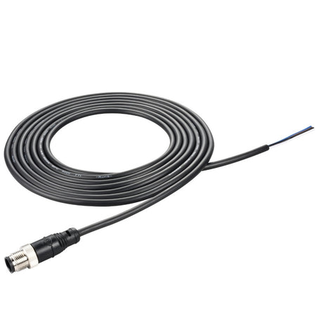 Waterproof Cable M12 A-Code 4 Pin Plug Male Contact to Open 1M - simple