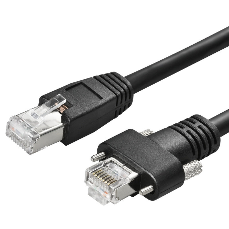Google Rj45 RJ45 Plug to RJ45 Plug with Dual Screw Lock Camera Cat.6 SSTP 3m Cable ...