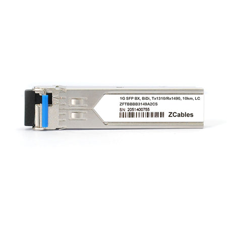1.25GBase-BX SFP BiDi Tx1310/Rx1490 10km LC Transceiver Module