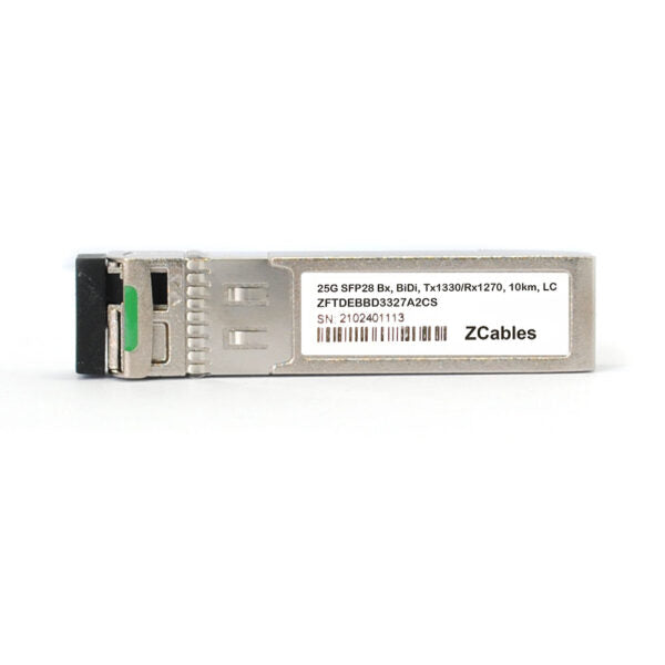25GBase-BX SFP28 BiDi Tx1330/Rx1270 10km LC Transceiver Module - 