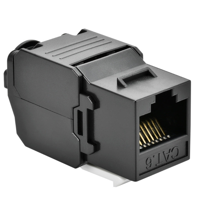 Cat6A 180° UTP Toolless Keystone Jack - variable