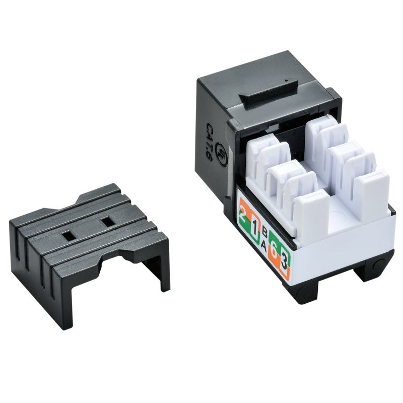 C6/C6A 90° UTP Keystone Jack, 110 IDC Punch-Down - variable