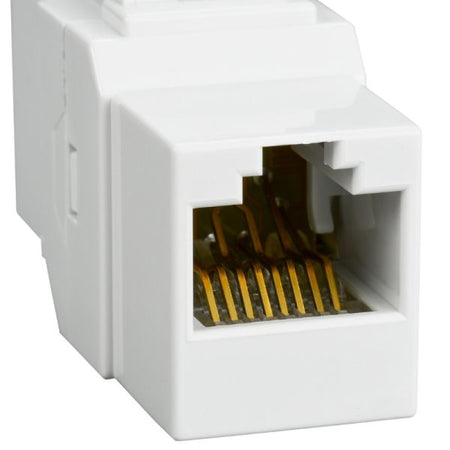 Cat6 UTP Keystone Jack Type, Female to Female Inline Coupler - simple